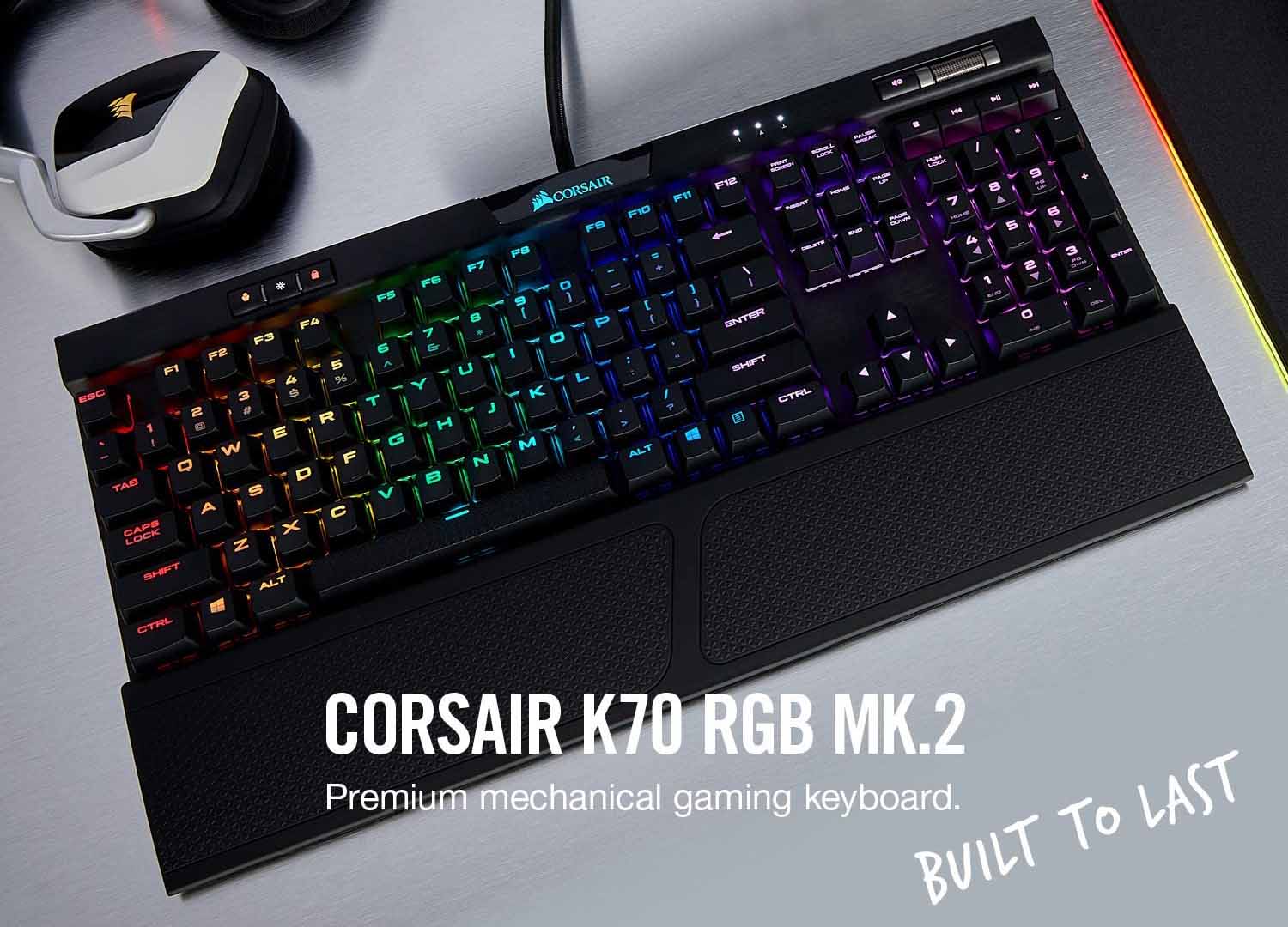 Corsair K70 RGB MK.2 Mechanical Gaming Keyboard-01
