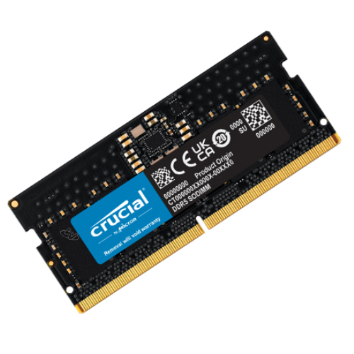 Crucial 8GB/16GB DDR5 4800 Notebook RAM