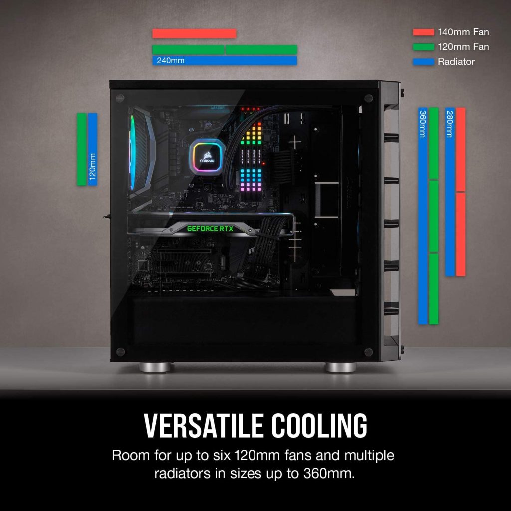 Corsair Icue 465X RGB Mid-Tower ATX Smart Case