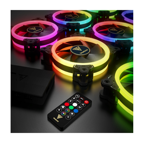 Gamdias Aeolus M1-1204R Case Fan - Image 2