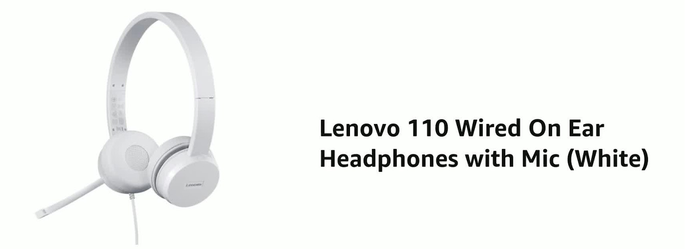 Lenovo 110 Stereo USB Headset 