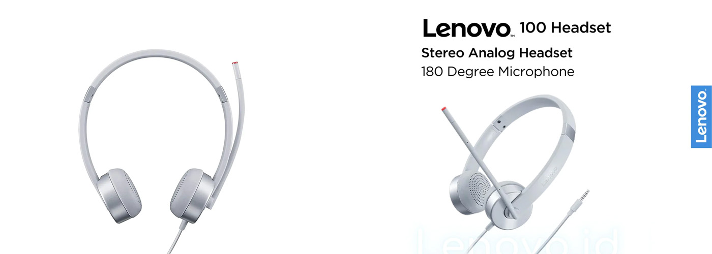 Lenovo 100 Stereo Analogue Headset 