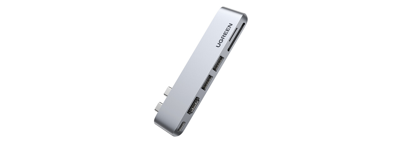 Ugreen Dual USB-C To HDMI+2*USB 3.0 A+TF/SDUSB-C Female Converter - 80856