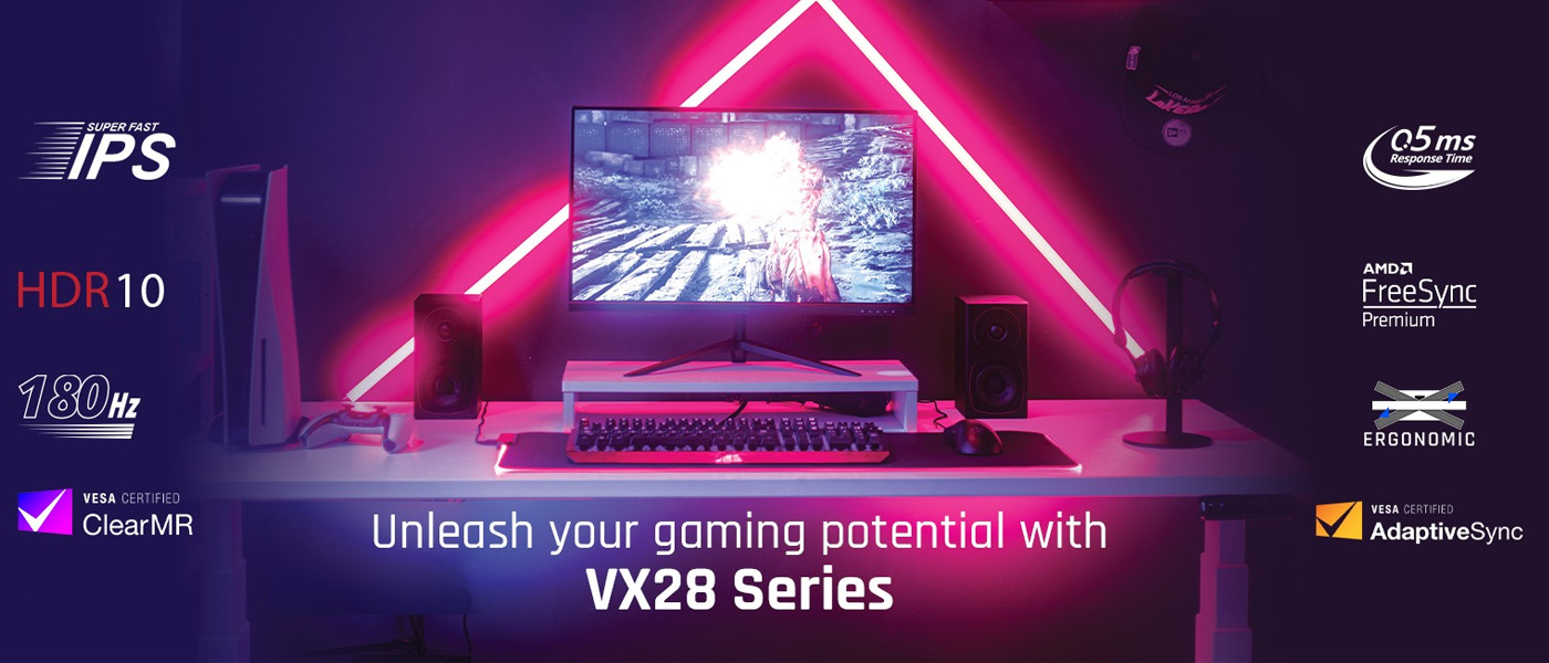 ViewSonic 27” VX2728-2K Gaming Monitor 