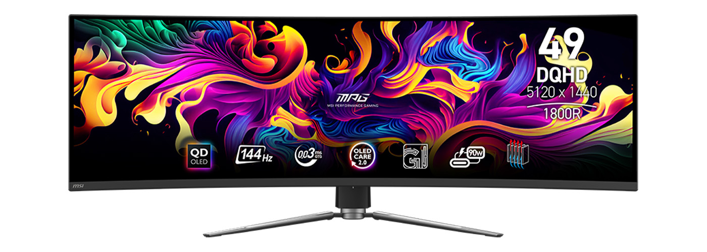 MPG 49" 491CQP Curved Gaming Monitor
