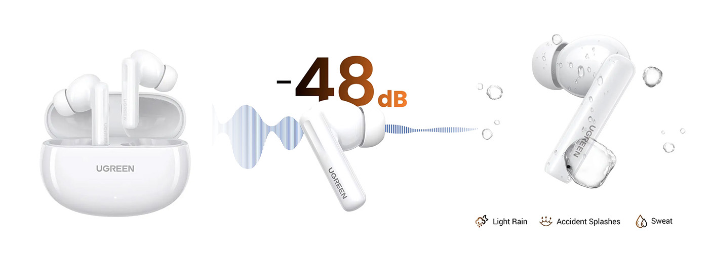 Ugreen 15158 HiTune T6 ANC TWS Wireless Earbuds 