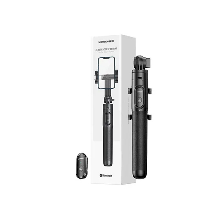 Ugreen Dual Function Selfie Stick & Tripod with Bluetooth Remot 15062