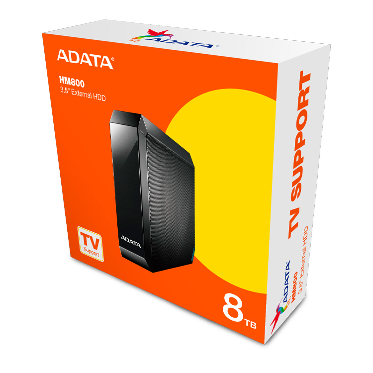 Adata HM800 3.5 External 8TB Hard Drive 4 Adata HM800 3.5" External 8TB Hard Drive.