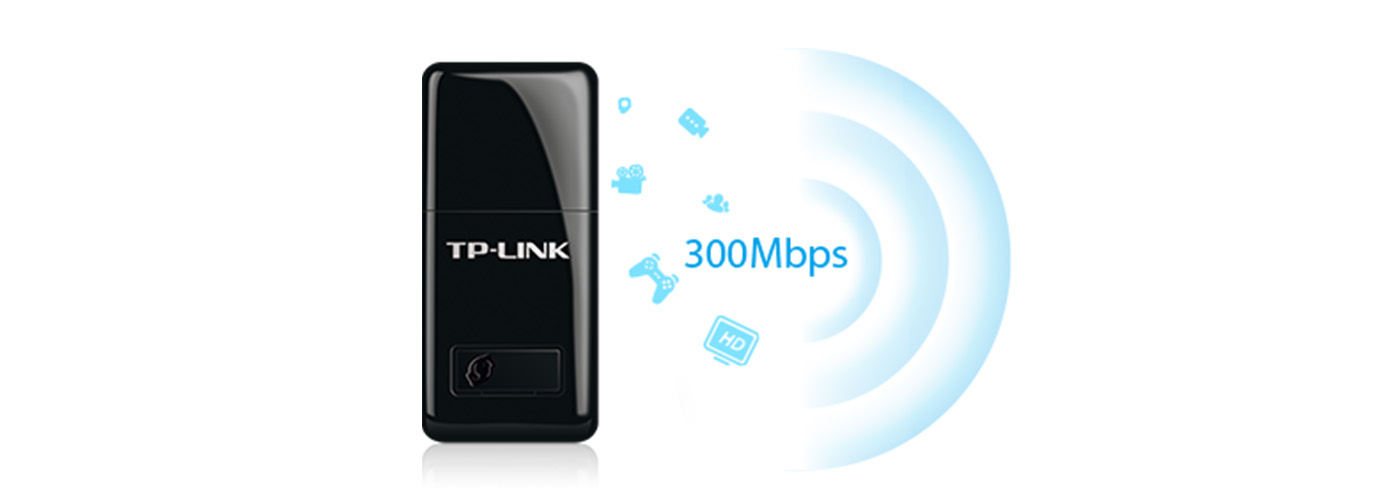 TP-LINK 300Mbps Wireless N Speed – Extend Wireless Coverage