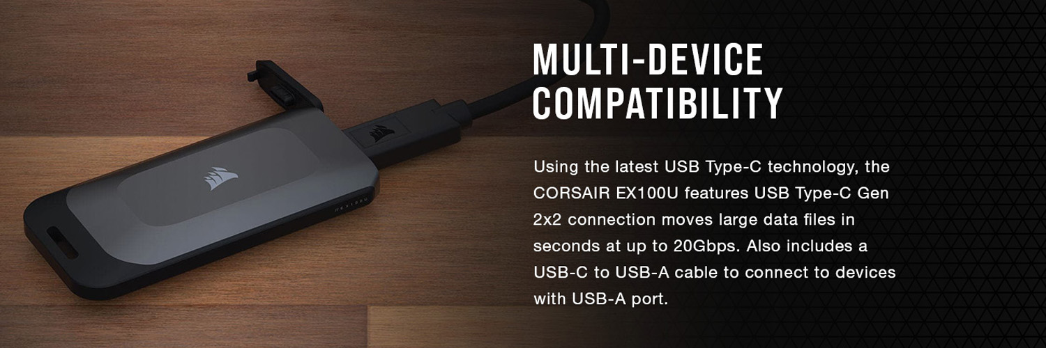 Corsair EX100U 1TB Portable SSD 4