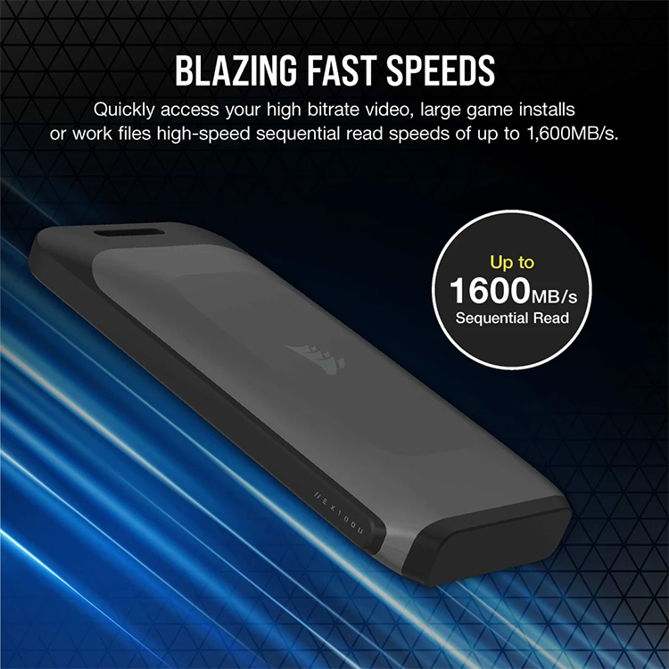 Corsair EX100U 1TB Portable SSD 4