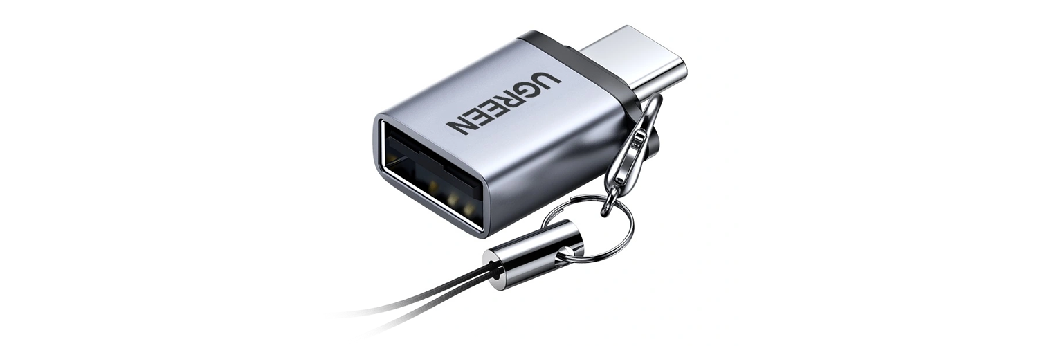 Type-C 3.1 Male To USB 3.0 A Female Aluminum OTG Adapter