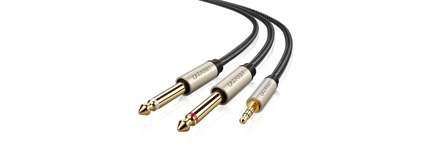 Ugreen 2 Meter 3.5mm TRS to Dual Audio Cable