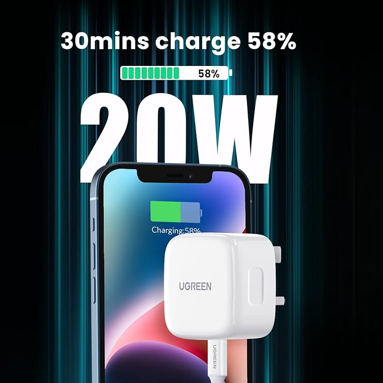 Ugreen 20W Type-C PD Fast Charger - Image 2